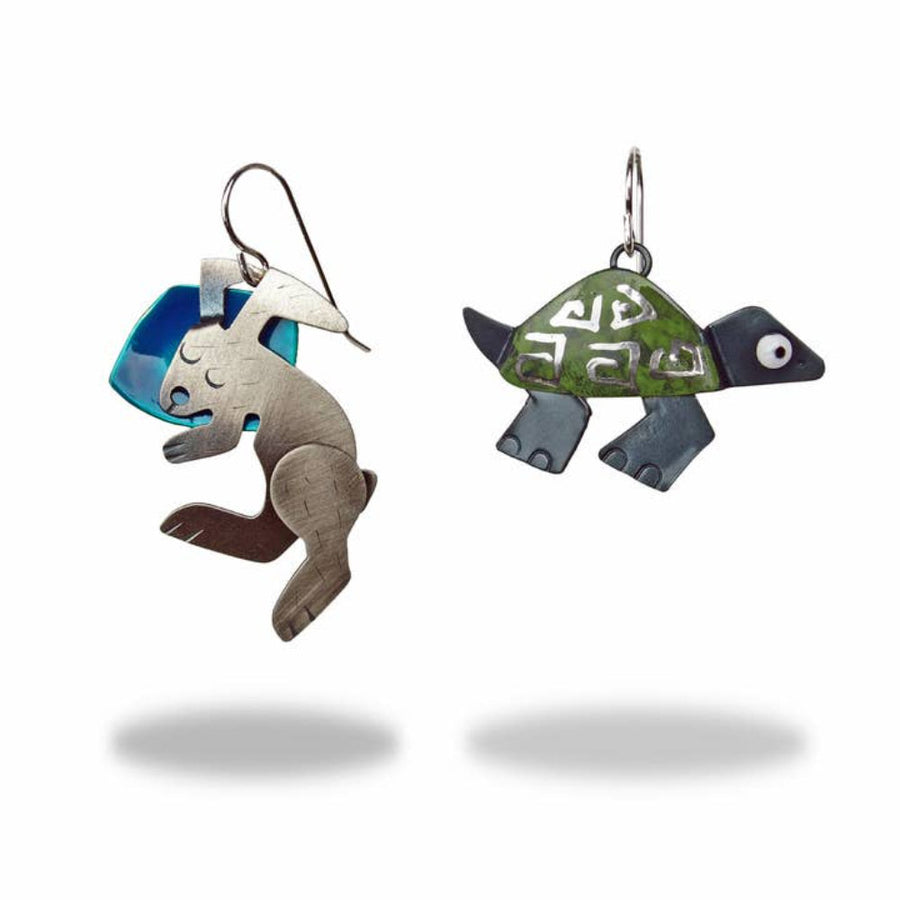 Tortoise & Hare Earrings by Faire 