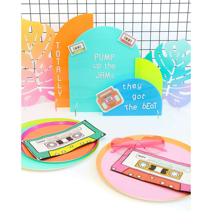 Totally 80s Acrylic Flair