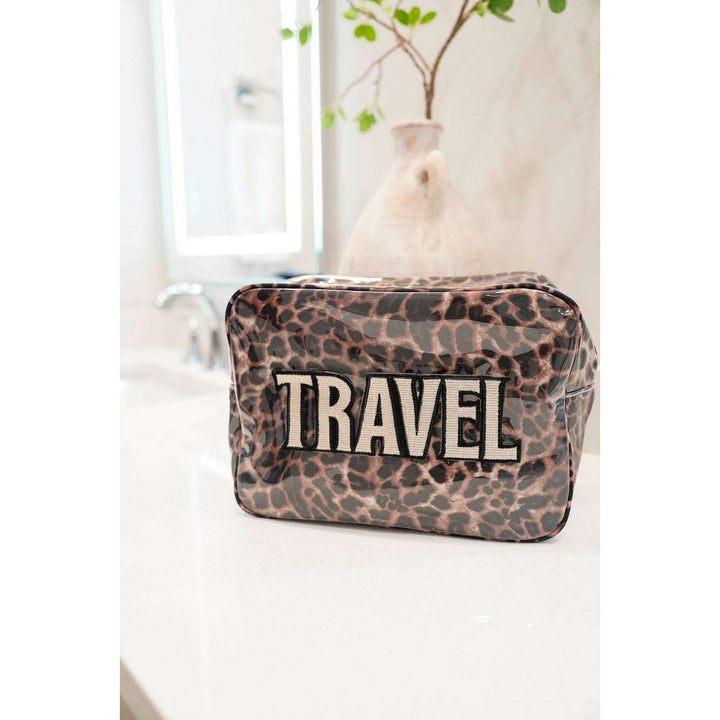 Travel - Leopard Clear Coat XL Bag