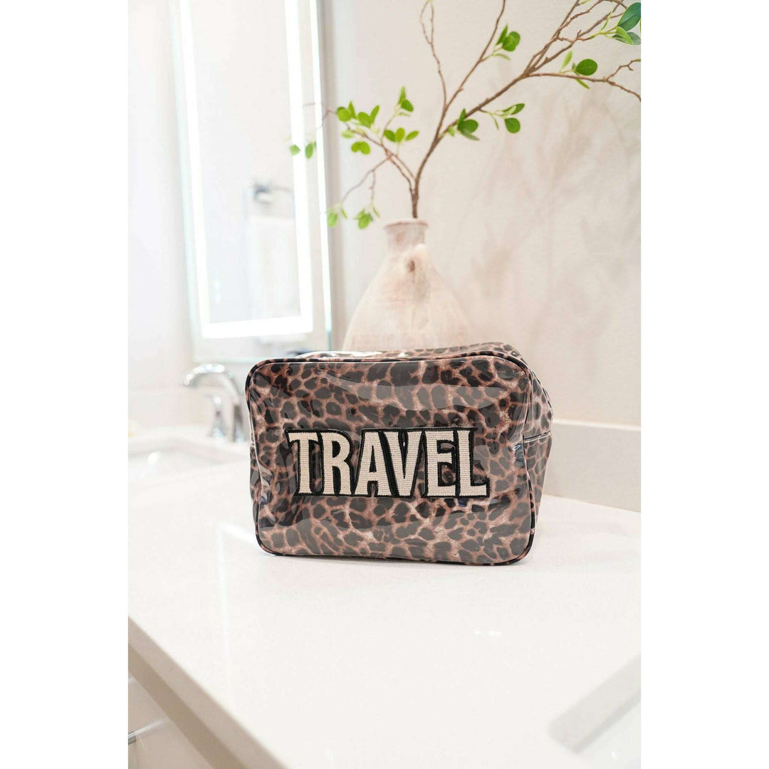 Travel - Leopard Clear Coat XL Bag