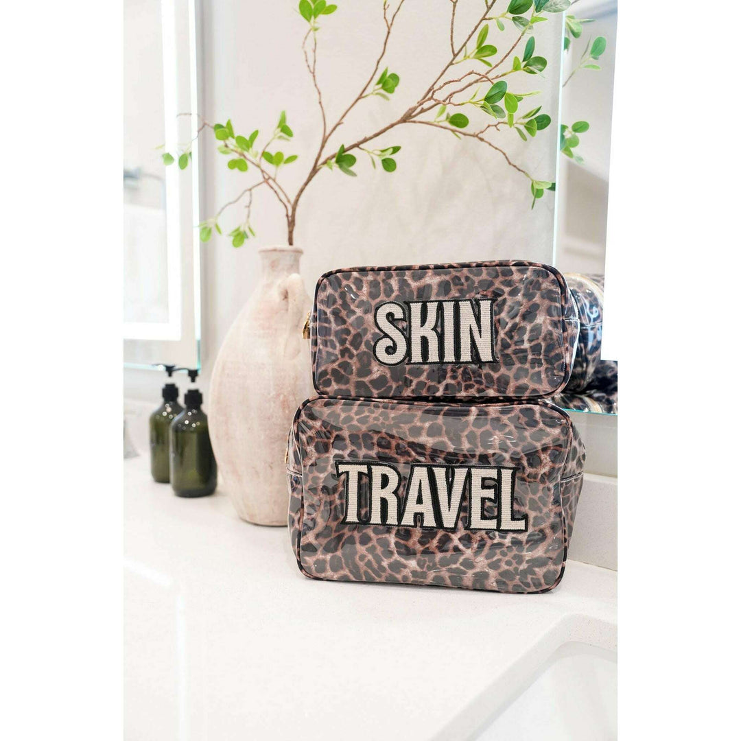 Travel - Leopard Clear Coat XL Bag