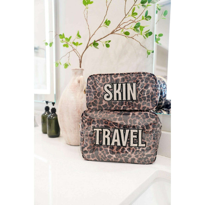 Travel - Leopard Clear Coat XL Bag
