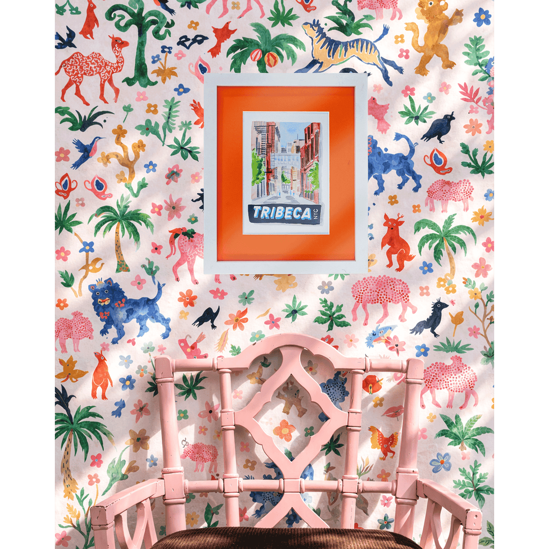 Tribeca NYC Matchbook Art Print