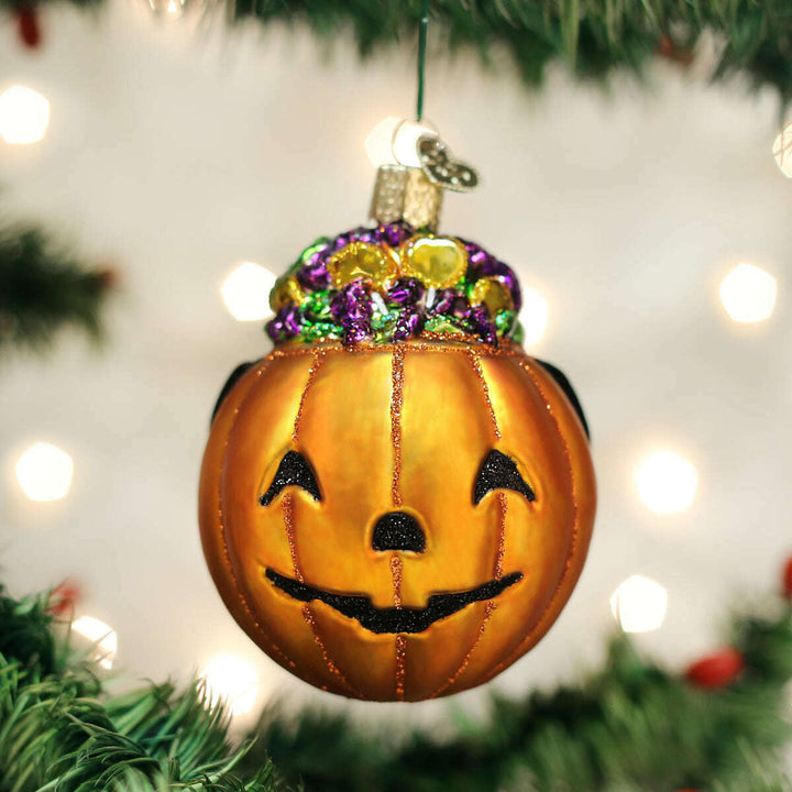 Old World Christmas Trick-or-Treat Blown Glass Ornament