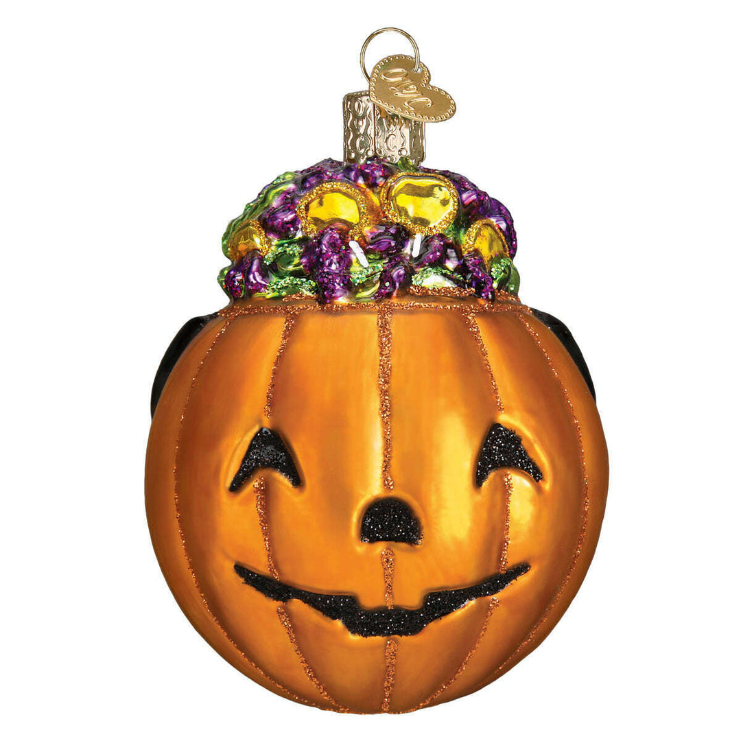 Old World Christmas Trick-or-Treat Blown Glass Ornament
