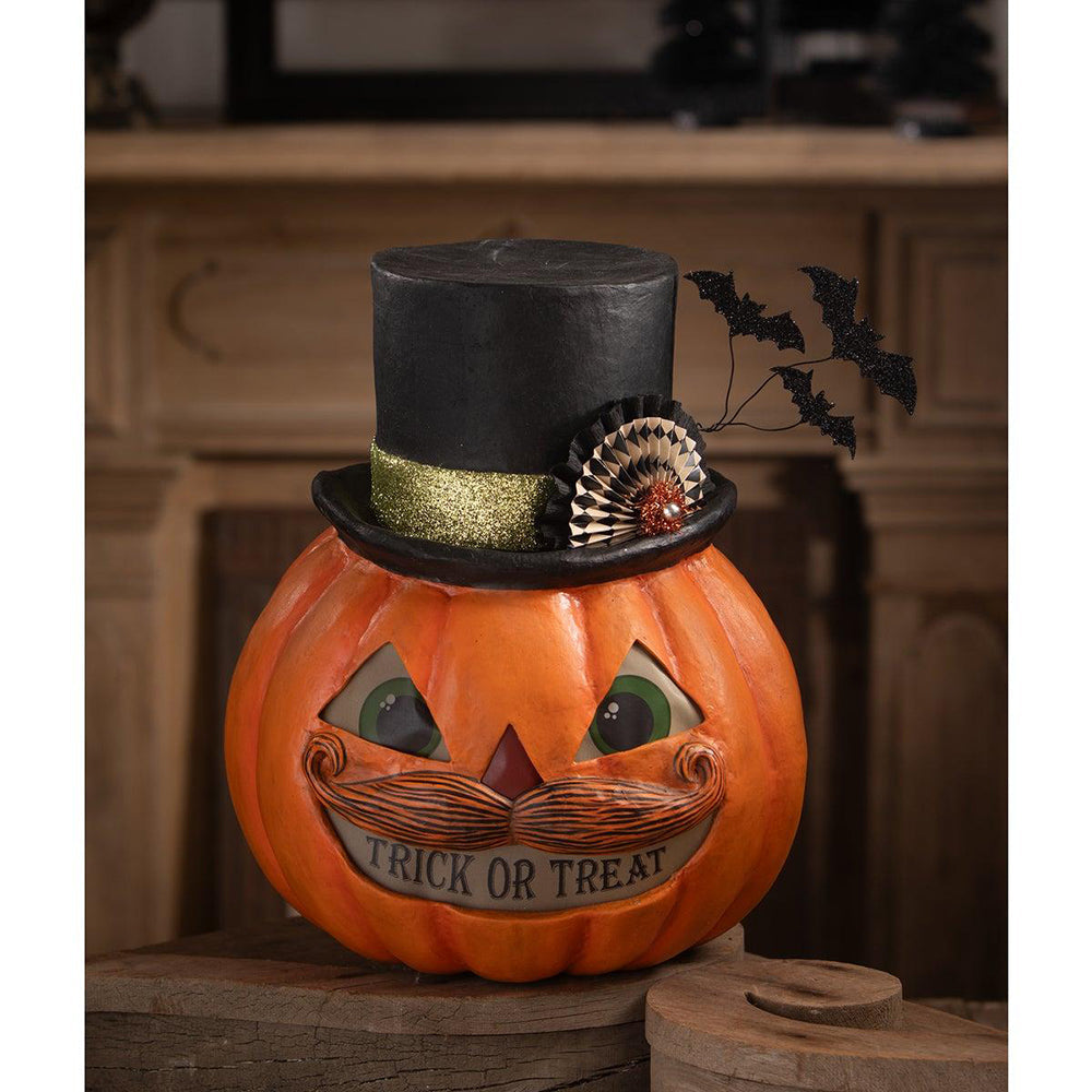 Trick or Treat Pumpkin Stache by Bethany Lowe Designs image