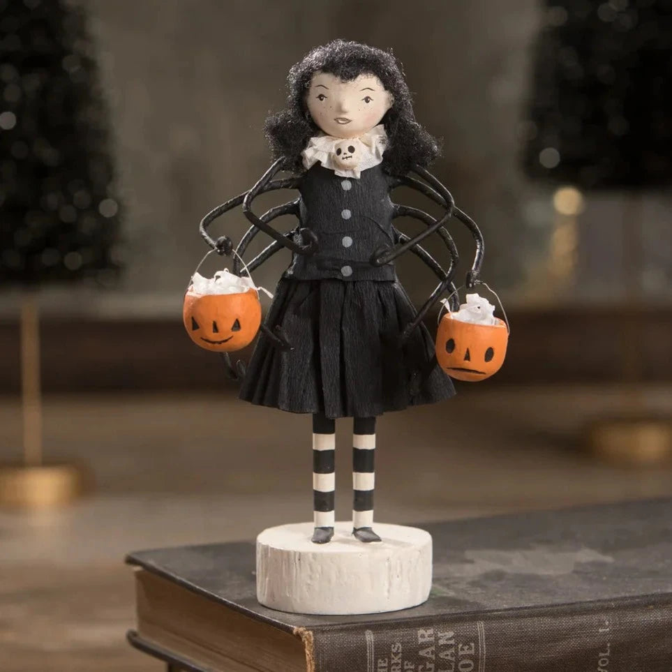 Trick or Treat Spider Girl by Bethany Lowe - Quirks!