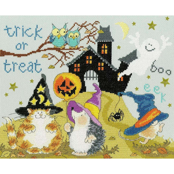 Trick Or Treat XMS29 Counted Cross Stitch Kit