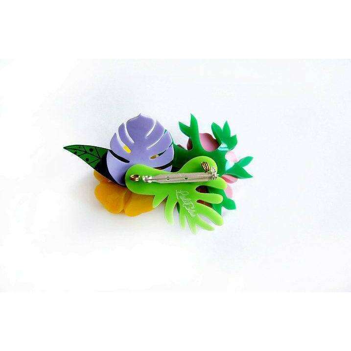 Tropical Flowers Brooch by Laliblue - Quirks!