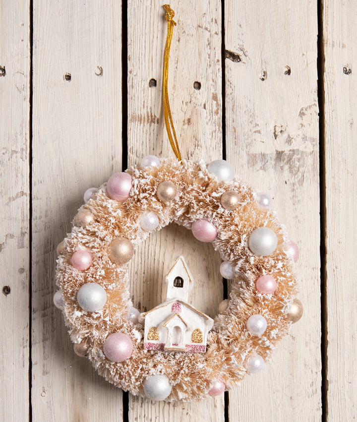 Church in Wreath by Bethany Lowe Designs, christmas decor
