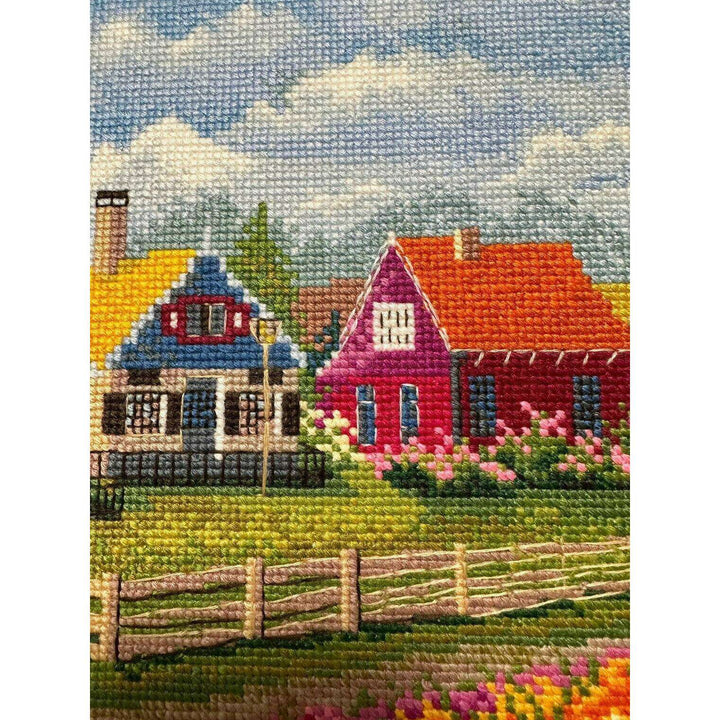 Tulip Field R2148 Counted Cross Stitch Kit
