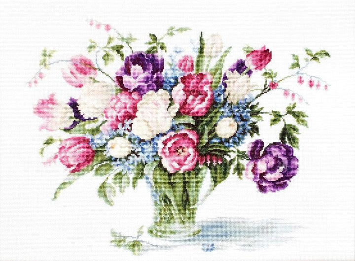 Tulips B2261L Counted Cross-Stitch Kit