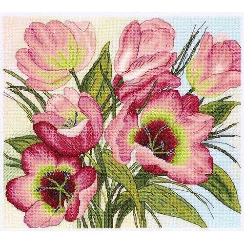 Tulips Counted cross stitch kit 1211A