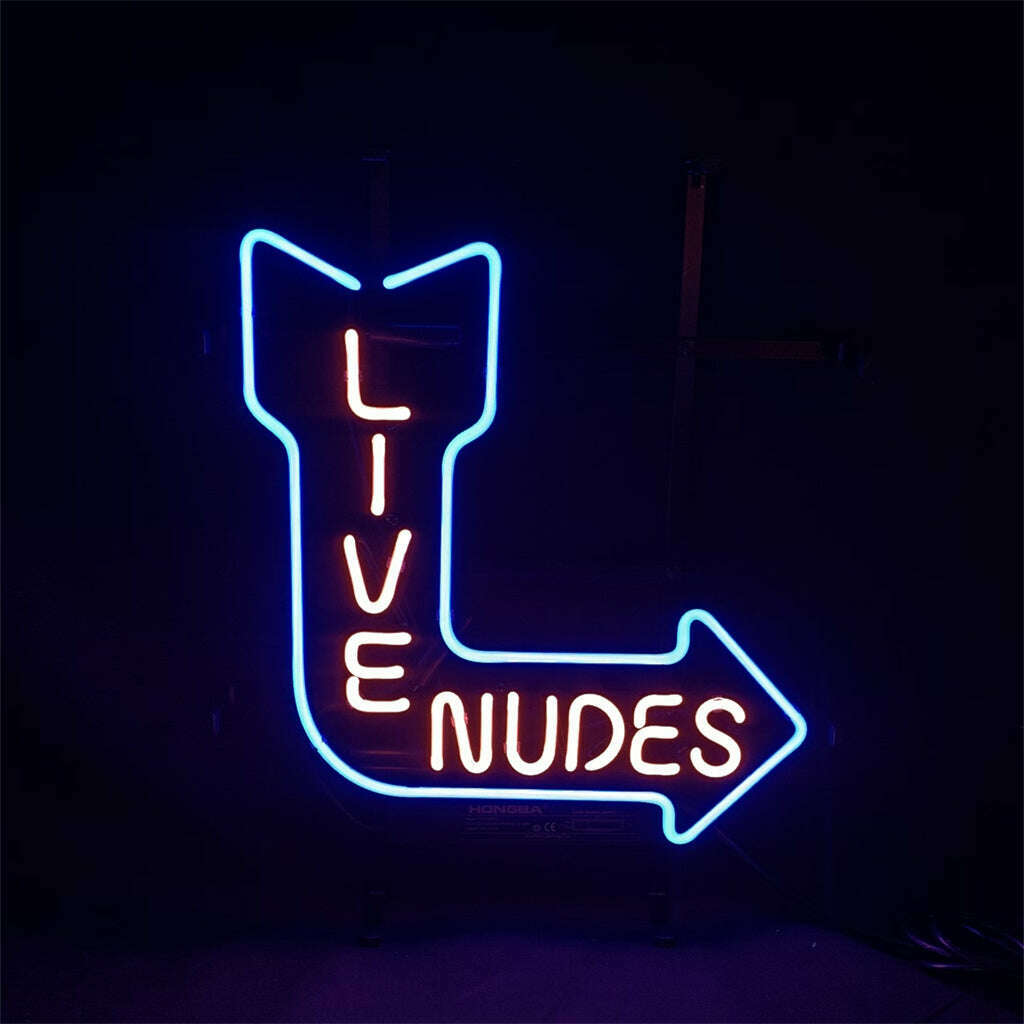 Turn Right Arrow Live Nudes Neon Signs