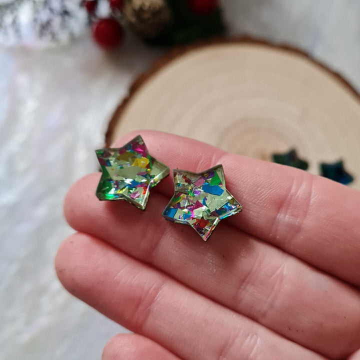 Twinkle Little Star Earrings by Cherryloco Jewellery 2