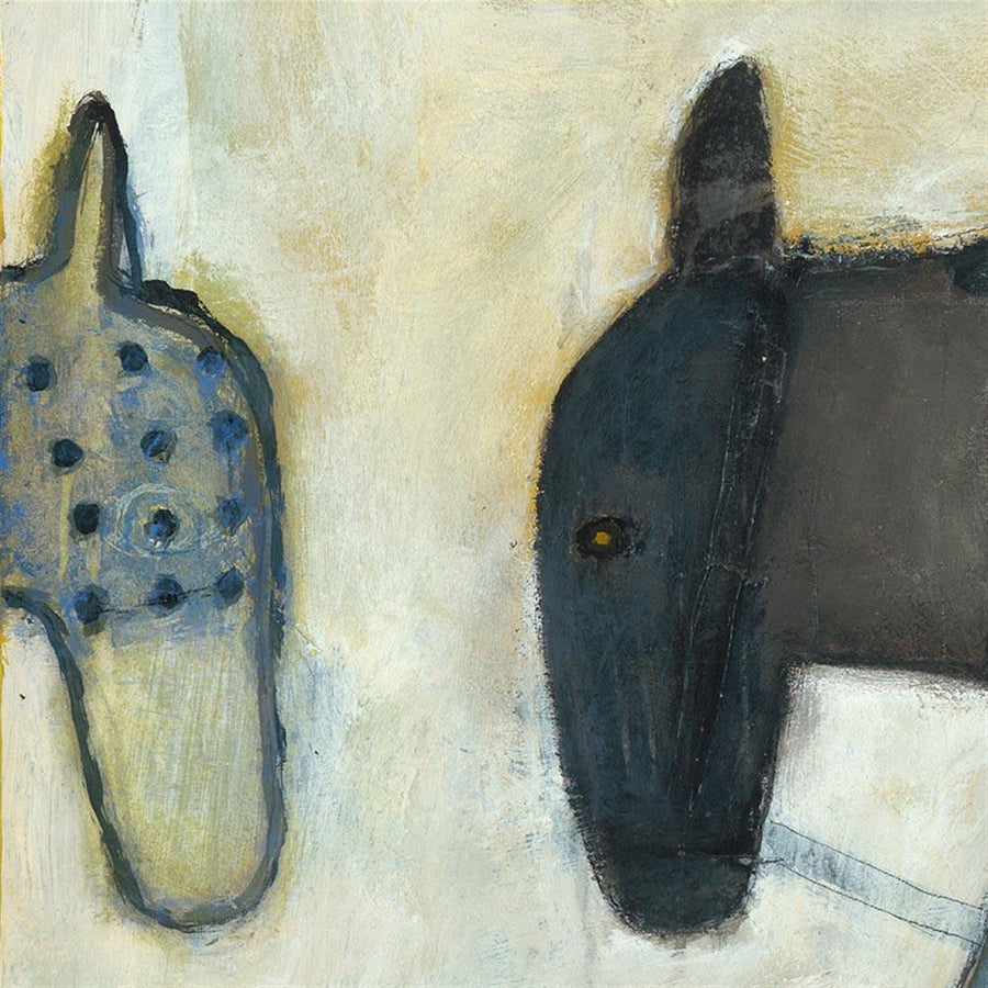 "Two Horses" Gallery Wrap Art Print - Quirks!