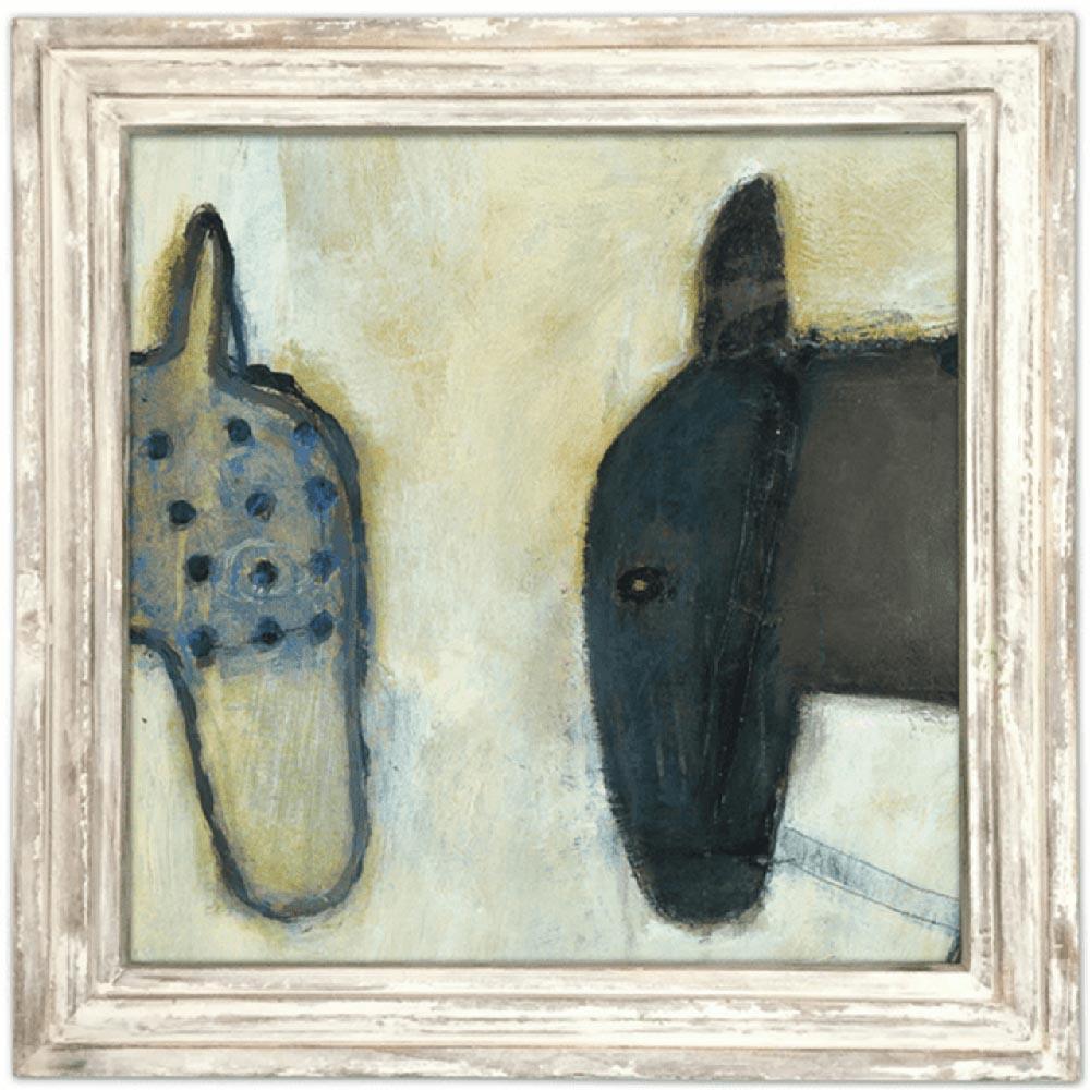"Two Horses" Gallery Wrap Art Print - Quirks!