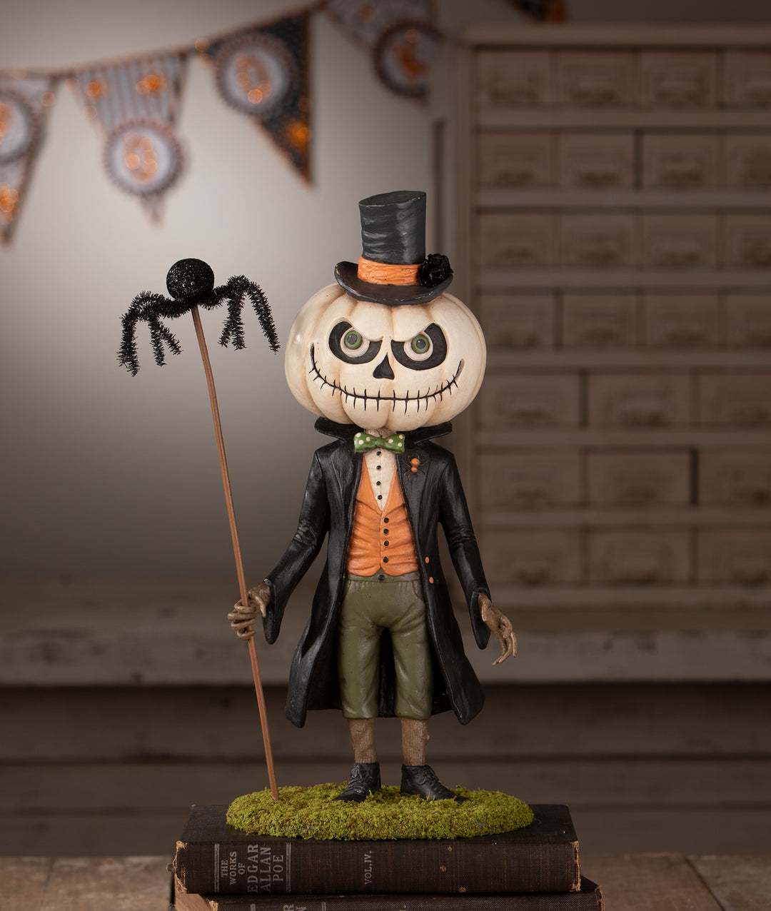 Mr. Gourdy's Night Out by Bethany Lowe Designs, halloween decor