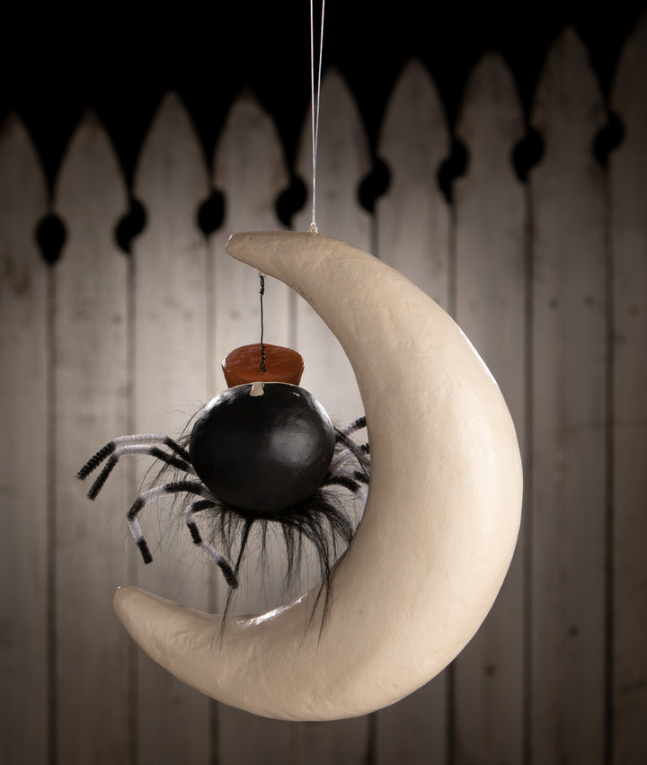 Hanging around Spider on Moon by Bethany Lowe Designs, image 2