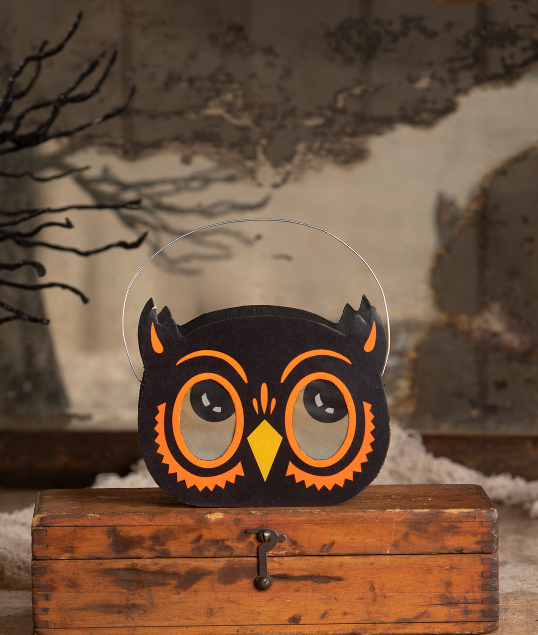 Owl Bucket Luminary by Bethany Lowe Designs, image 4