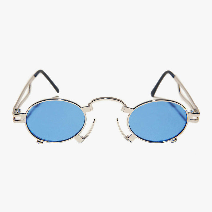 Ultimate Silver Steampunk Sunglass - Jules