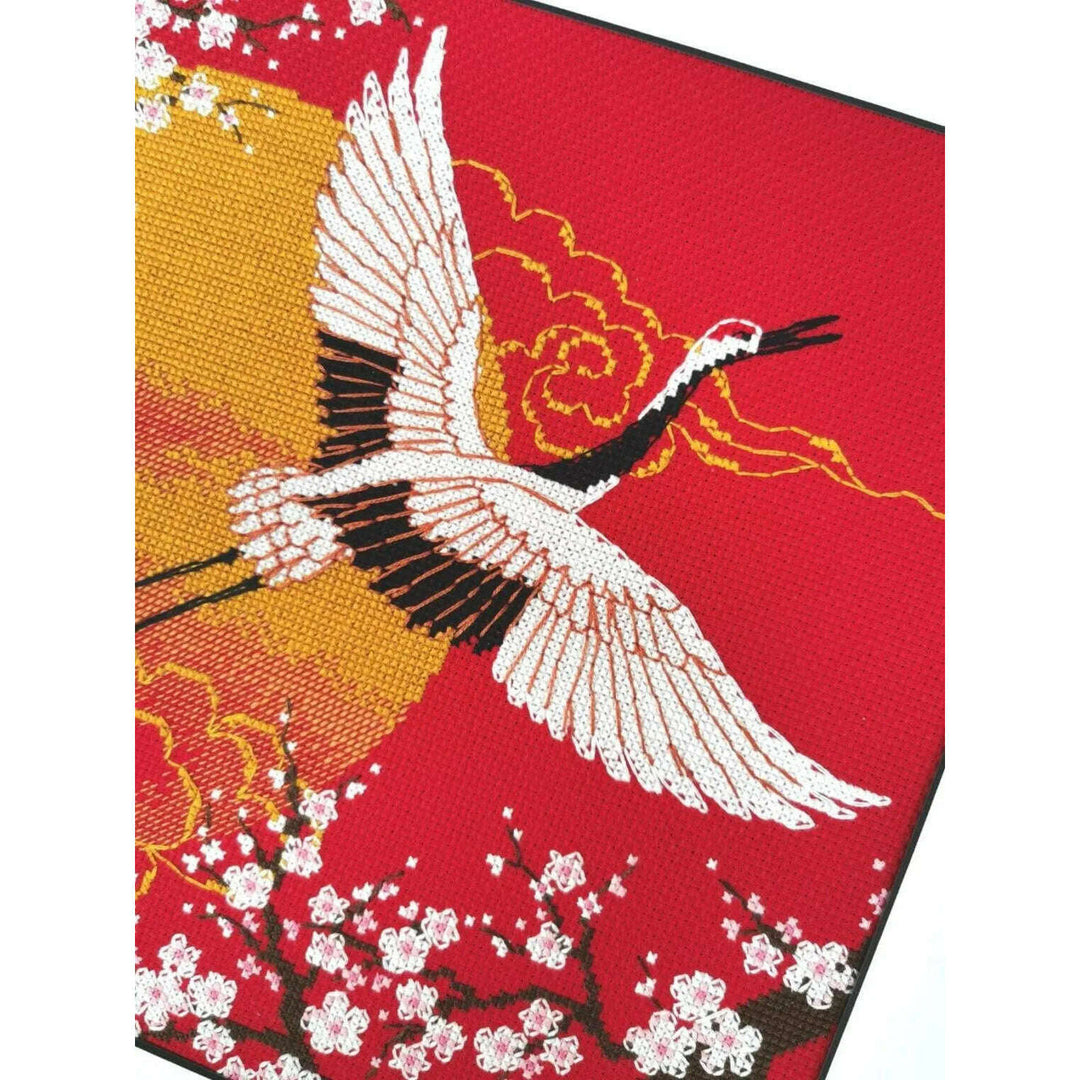Under Heaven. Cranes R2077 Counted Cross Stitch Kit
