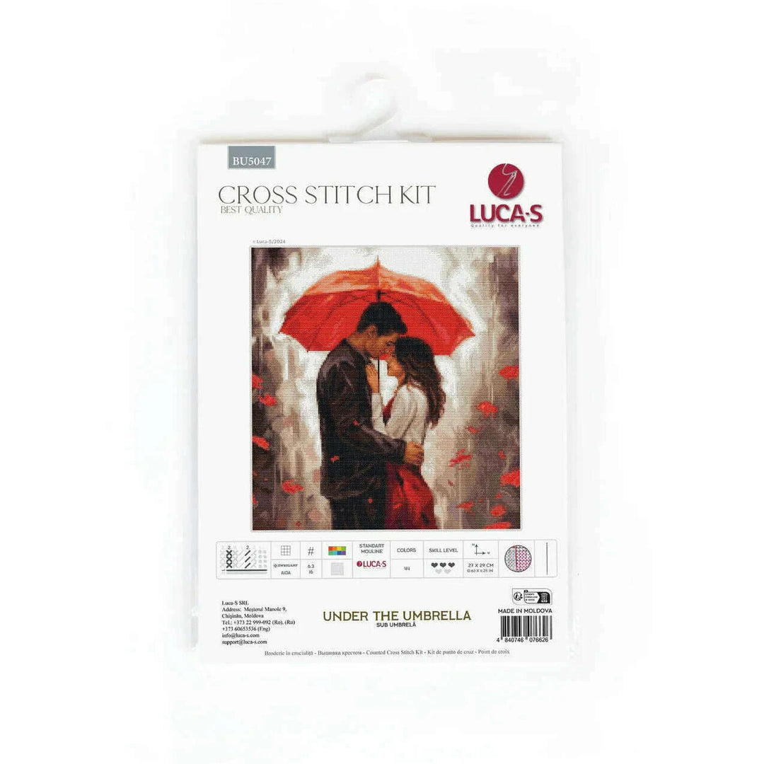 Under the Umbrella BU5047L Counted Cross-Stitch Kit