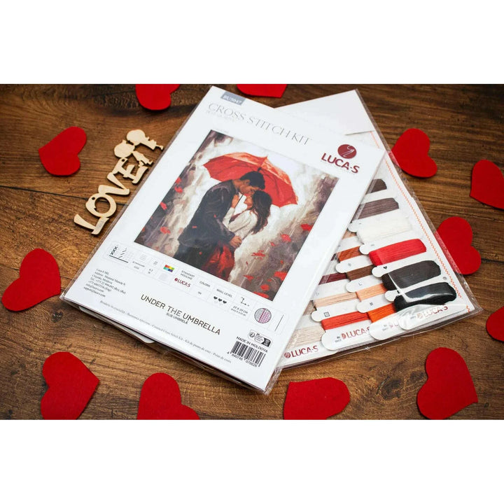 Under the Umbrella BU5047L Counted Cross-Stitch Kit