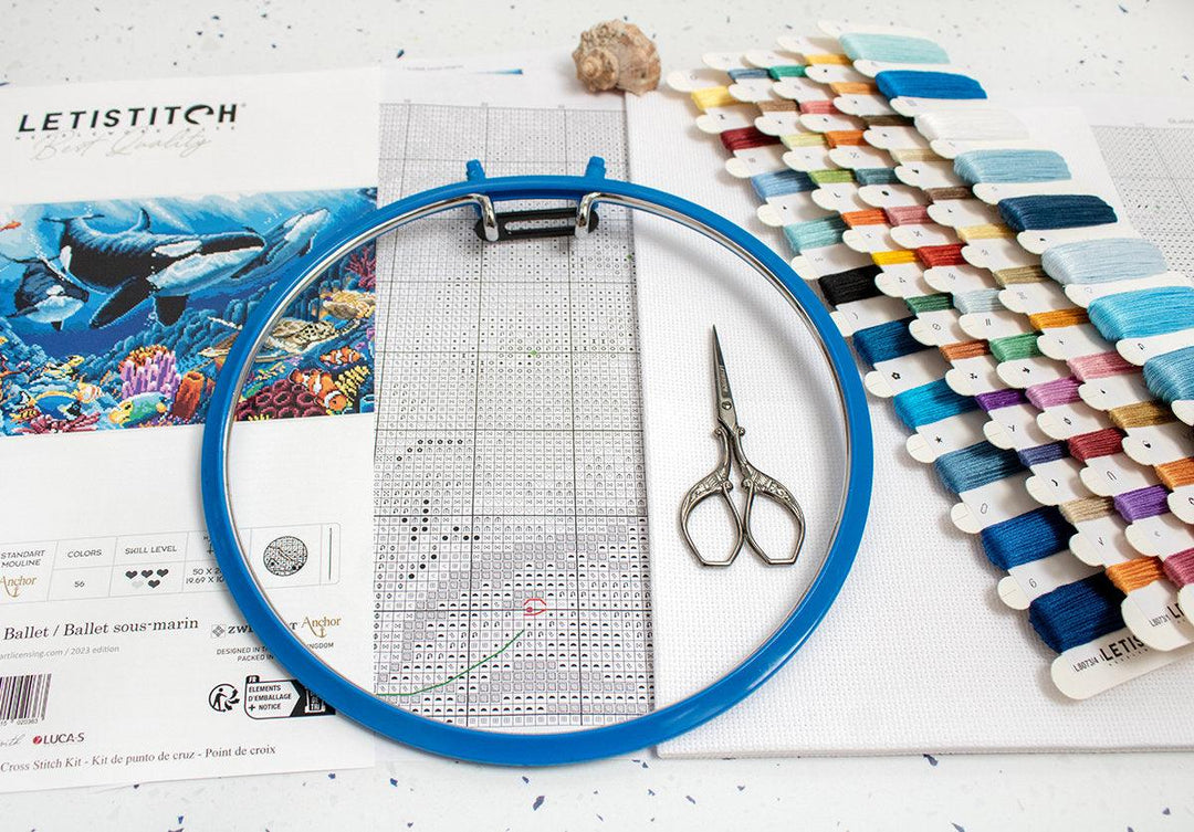 Underwater Ballet L8073 Counted Cross Stitch Kit