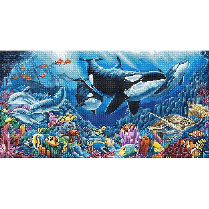Underwater Ballet L8073 Counted Cross Stitch Kit