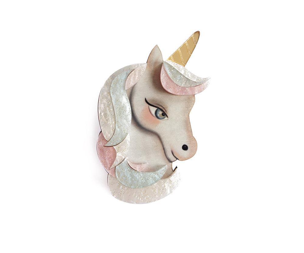 Unicorn Brooch by Laliblue - Quirks!