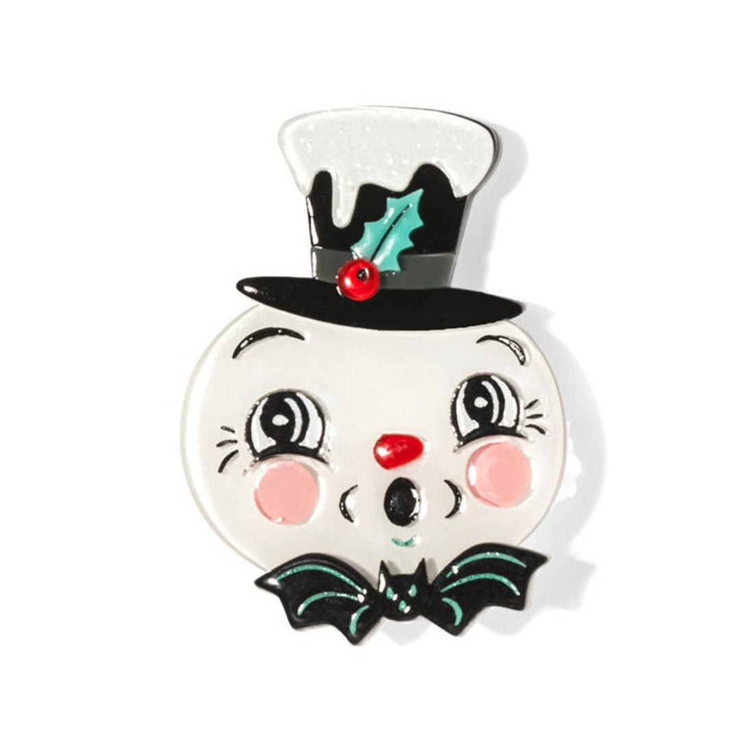 Spooky Frosty Spookmas Mini Brooch by Lipstick & Chrome