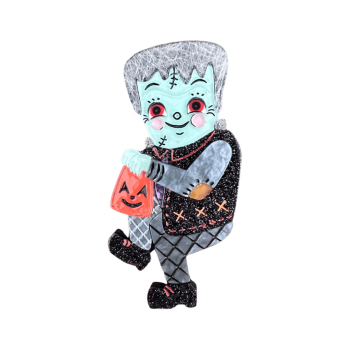Frankenstomp Brooch by Lipstick & Chrome