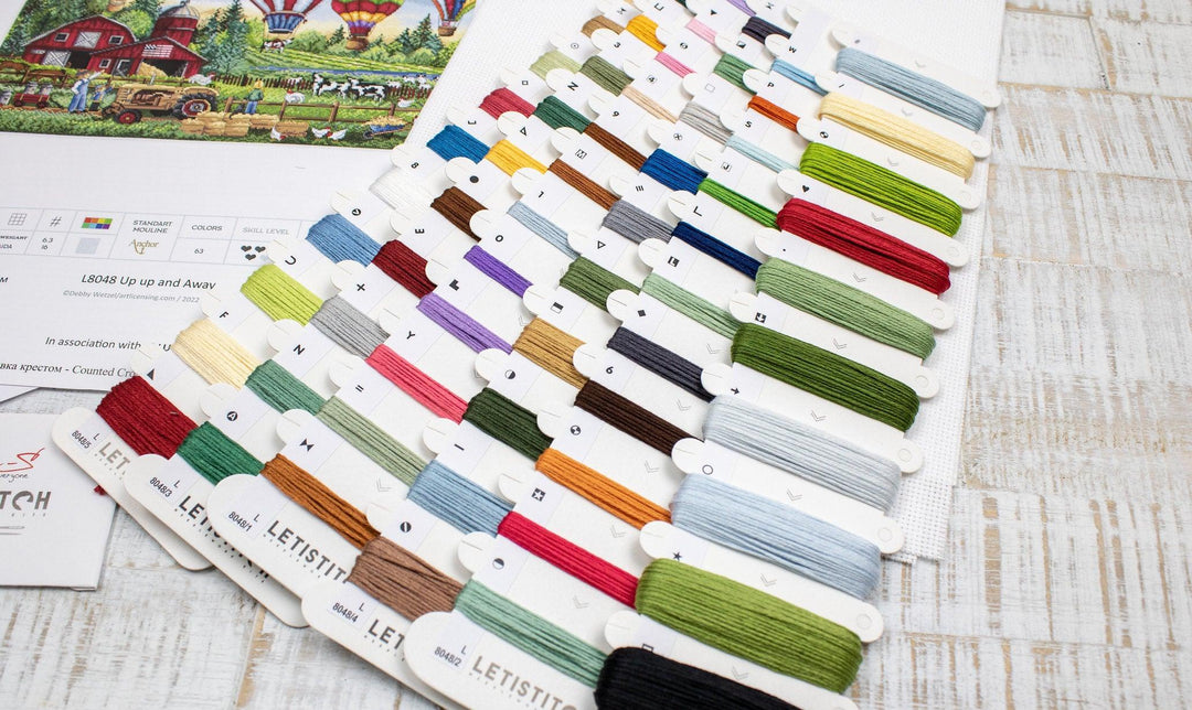 Up Up and Away L8048 Counted Cross Stitch Kit