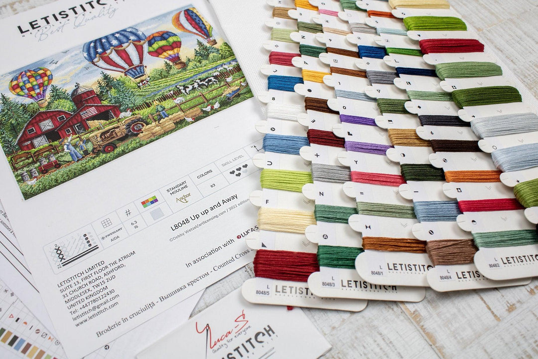 Up Up and Away L8048 Counted Cross Stitch Kit