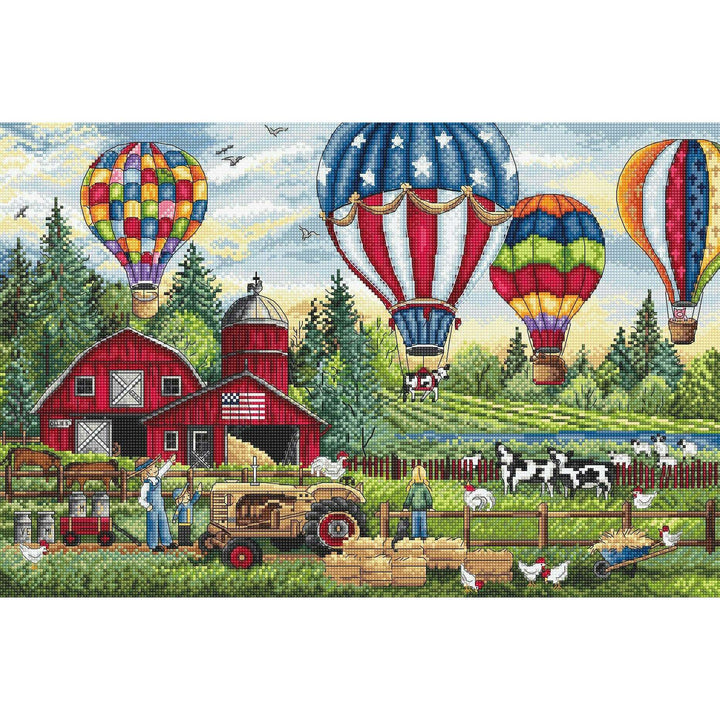 Up Up and Away L8048 Counted Cross Stitch Kit