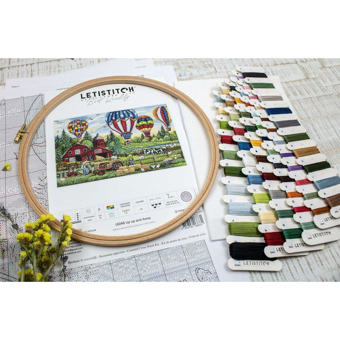 Up Up and Away L8048 Counted Cross Stitch Kit