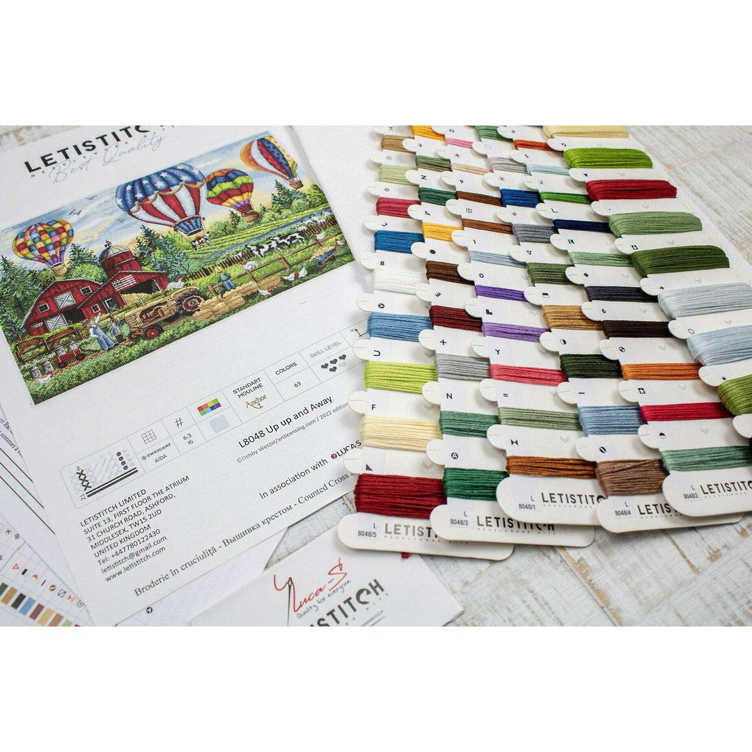 Up Up and Away L8048 Counted Cross Stitch Kit