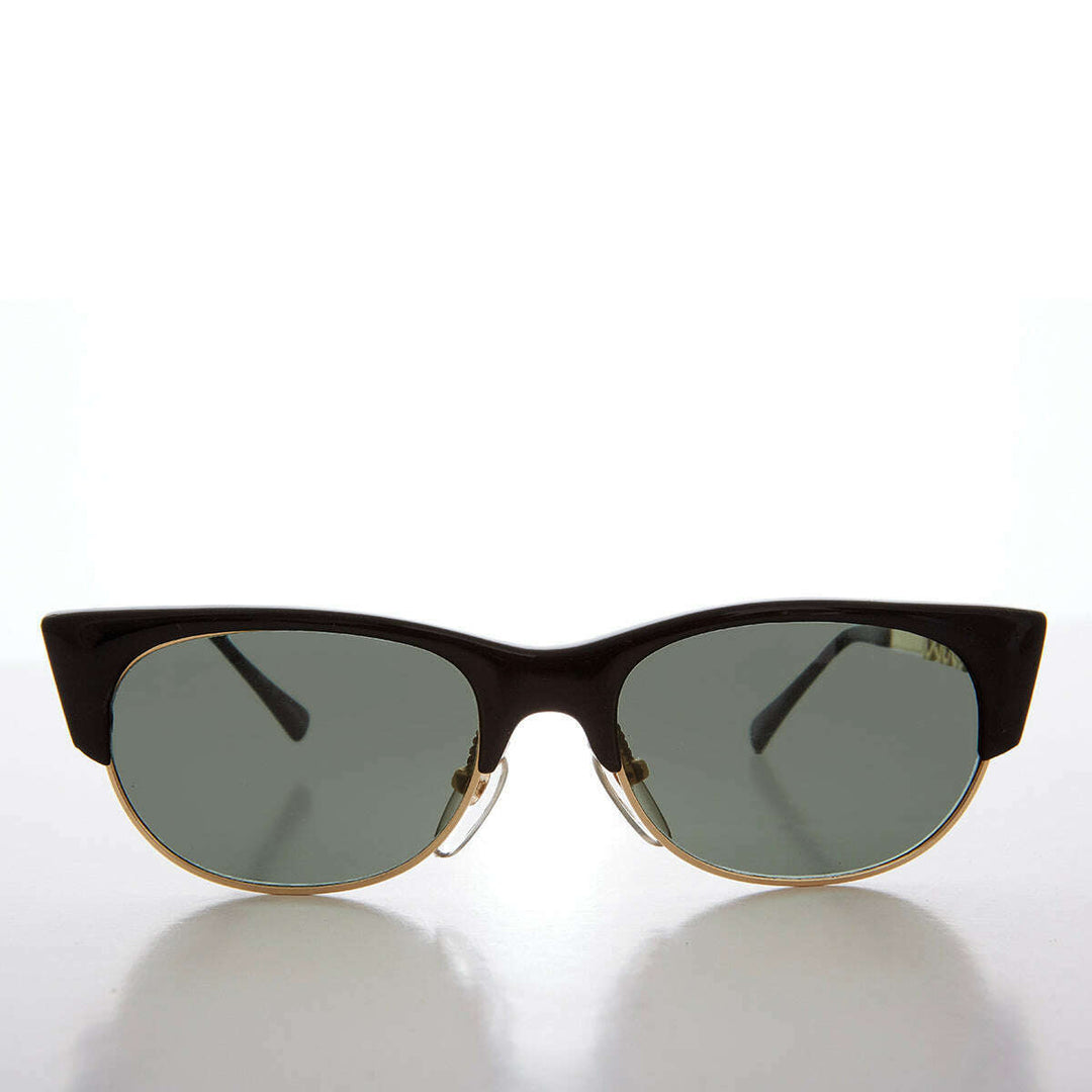 Updated 90s Half Frame Sunglasses - Glendon