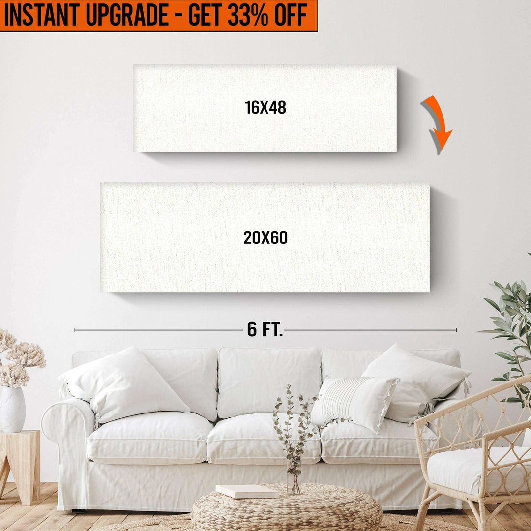 Upgrade Your 16x48 Inches Canvas To 20x60 Inches Canvas