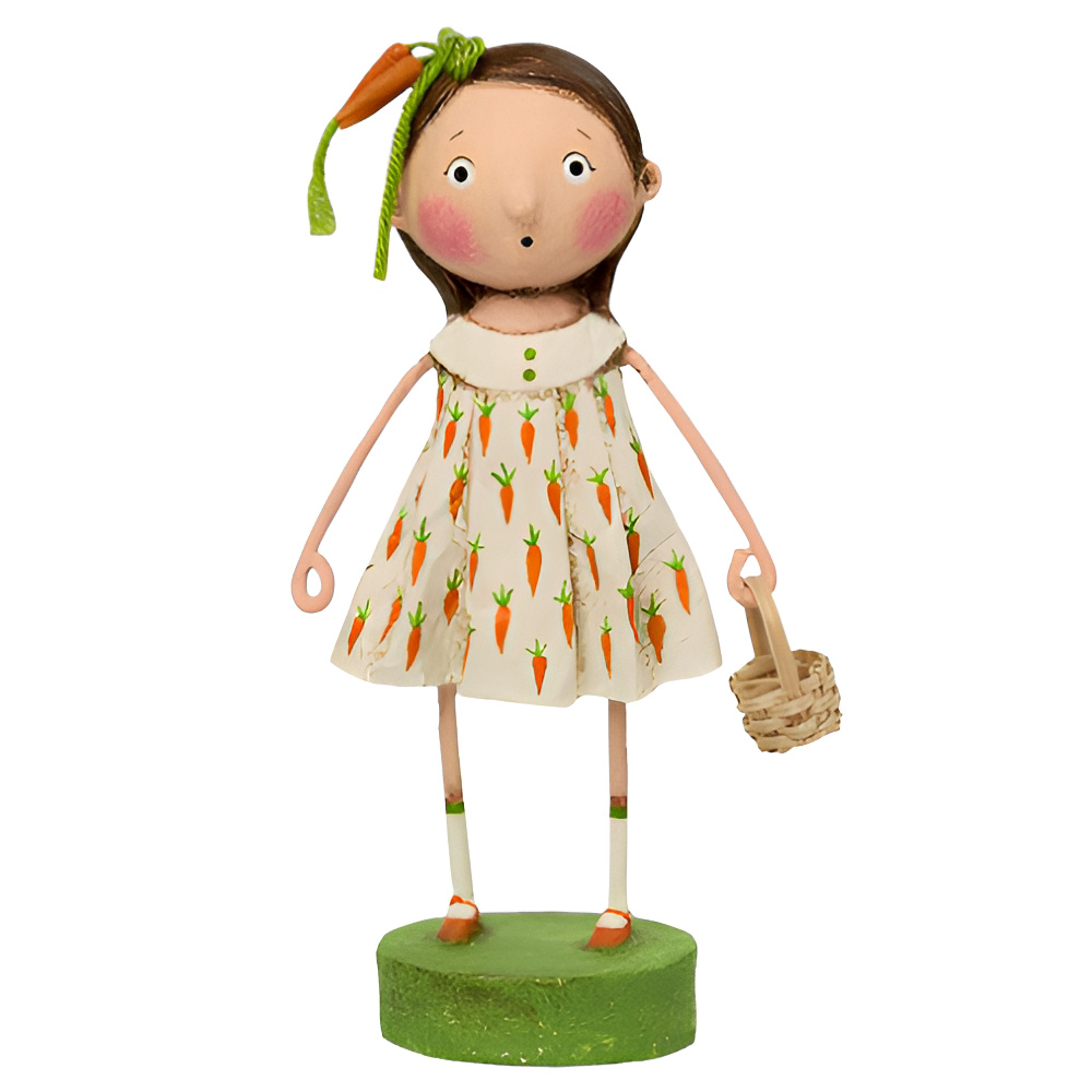 Chrissy Carrot Figurine by Lori Mitchell *NEW FOR 2025