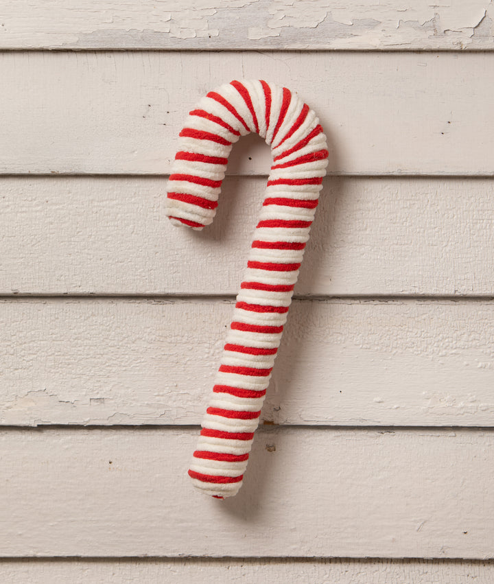 Large Chenille Candy Cane by Bethany Lowe Designs, christmas decor