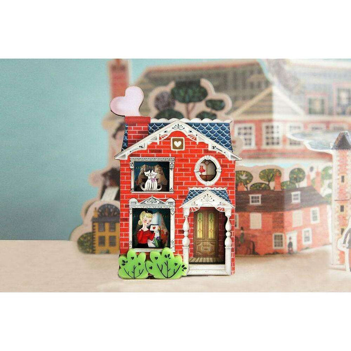 Valentine's House Brooch by Laliblue - Quirks!