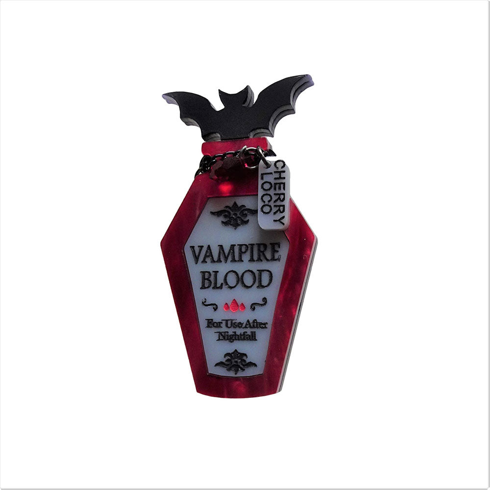 Vampire Blood Brooch by Cherryloco Jewellery 2