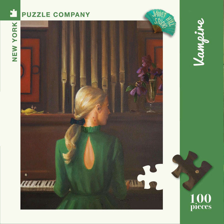 Vampire Mini Puzzle Featuring Artwork of Janet Hill