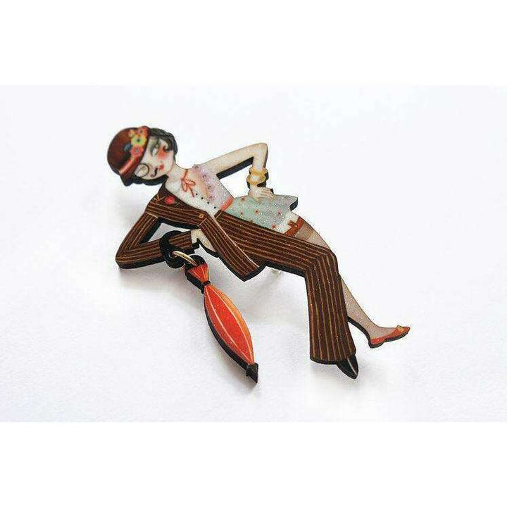 Victor Victoria Halloween Brooch by Laliblue - Quirks!