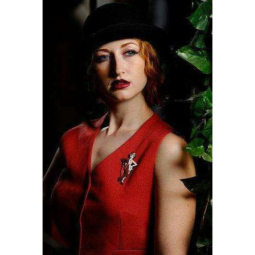 Victor Victoria Halloween Brooch by Laliblue - Quirks!