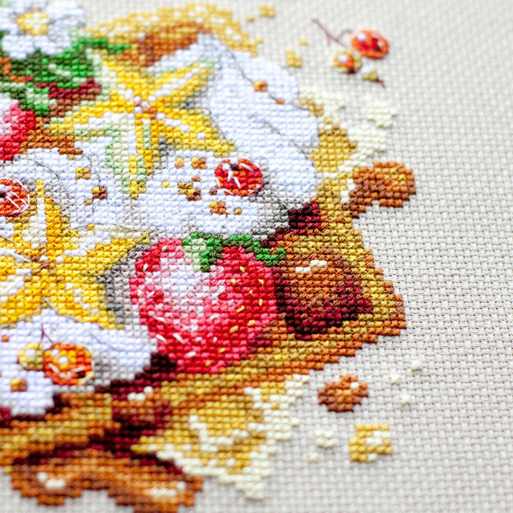 Viennese Waffles 120-091 Counted Cross-Stitch Kit