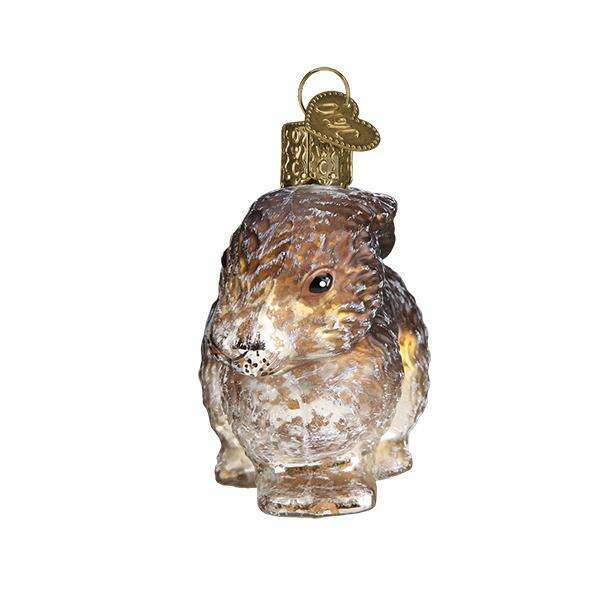 Old World Christmas Vintage Cottontail Bunny Blown Glass Ornament