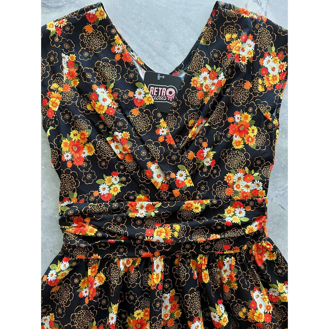 Vintage Floral Greta Dress - XS only, 1 left!